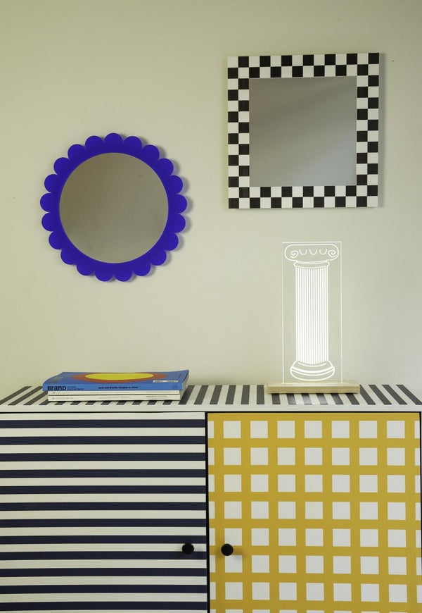 Miroir Acrylique À Carreaux - Multicolore - Really Nice Things - The Bradery