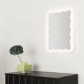 Illu - Miroir lumineux LED - 65 X 50 Cm - Blanc