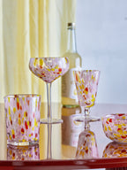 Lilya - Bol - Rose Poudré - Verre