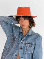 Chapeau Feutre Moana - Corail