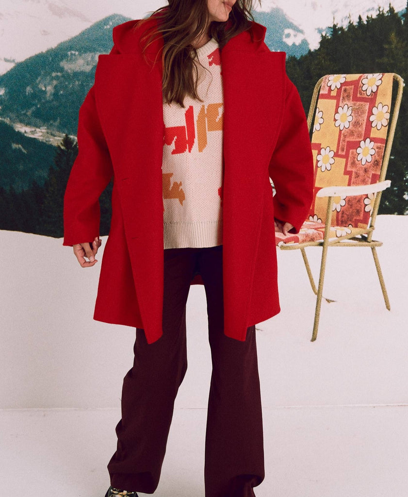 Modetrotter - Manteau Lionel Rifet - Rouge