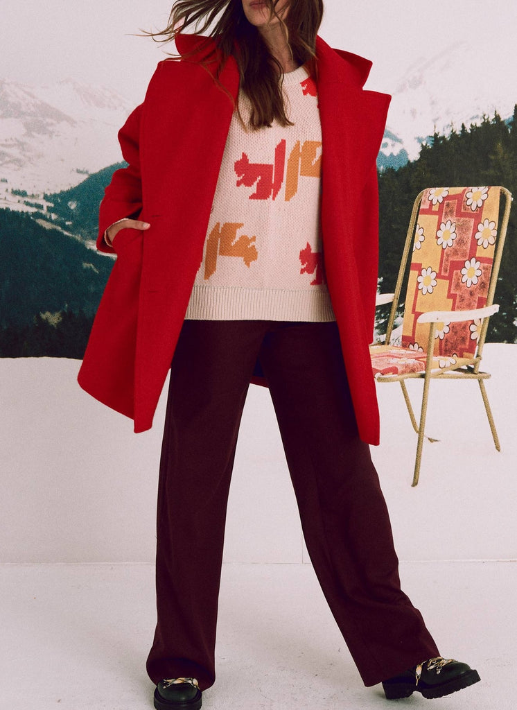 Modetrotter - Manteau Lionel Rifet - Rouge
