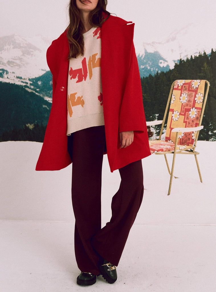 Modetrotter - Manteau Lionel Rifet - Rouge