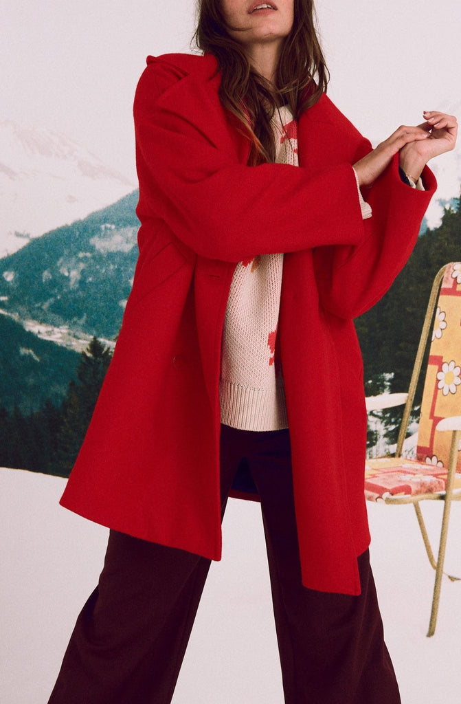 Modetrotter - Manteau Lionel Rifet - Rouge