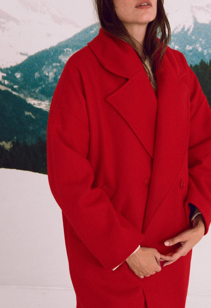 Modetrotter - Manteau Lionel Rifet - Rouge
