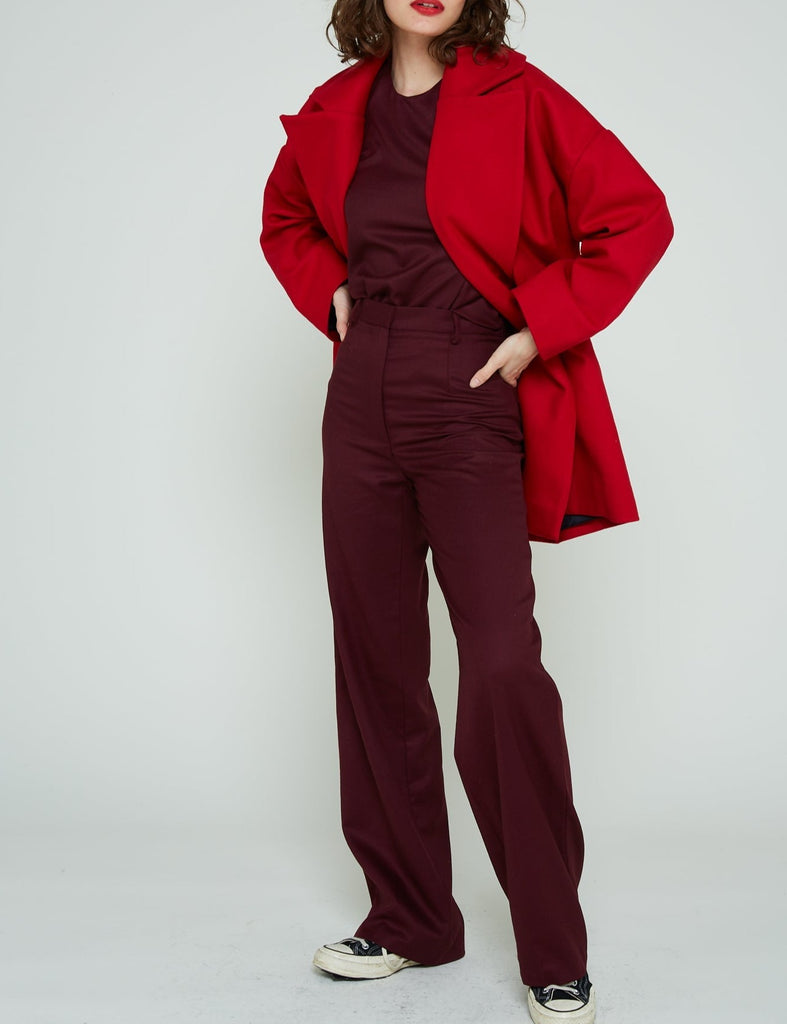 Modetrotter - Manteau Lionel Rifet - Rouge