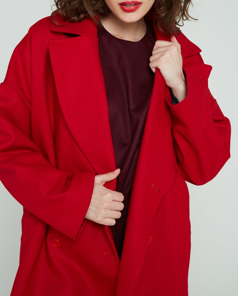 Modetrotter - Manteau Lionel Rifet - Rouge