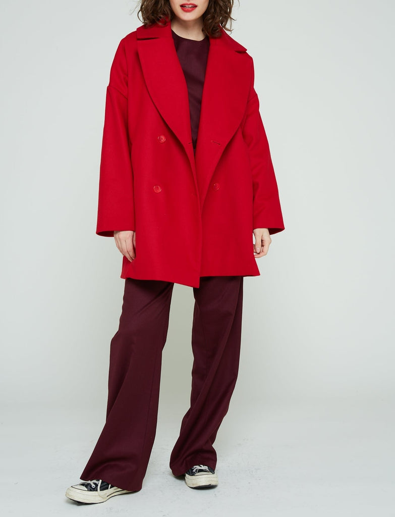 Modetrotter - Manteau Lionel Rifet - Rouge