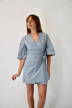 Combinaison Alba Rayures Bleu Et Vert