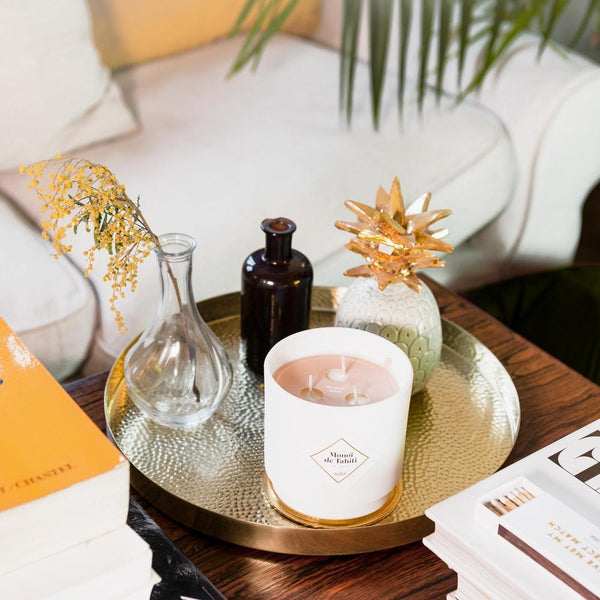 3 -wick candle - Tahiti monoi