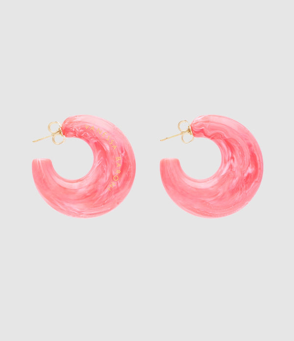 Vanessa Baroni - Boucles D'Oreilles Moon Strawberry Icecream - Femme