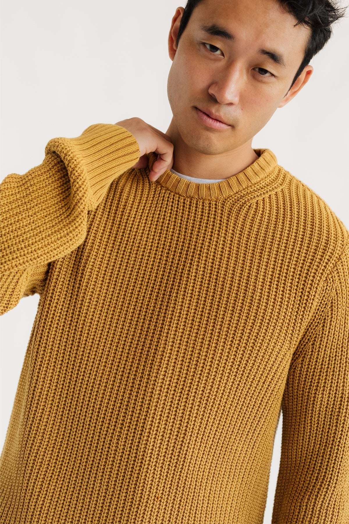 Maille Moyenne - Moutarde - Homme