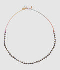 Mon Precieux Gem - Bracelet De Cheville Candies Pyrite Cordon Multicolore - Femme