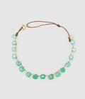 Mon Precieux Gem - Bracelet De Cheville Cœur Chrysoprase - Femme