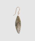 Mon Precieux Gem - Boucle D'Oreille Feuille L Labradorite (Vendue À L'Unité) - Femme