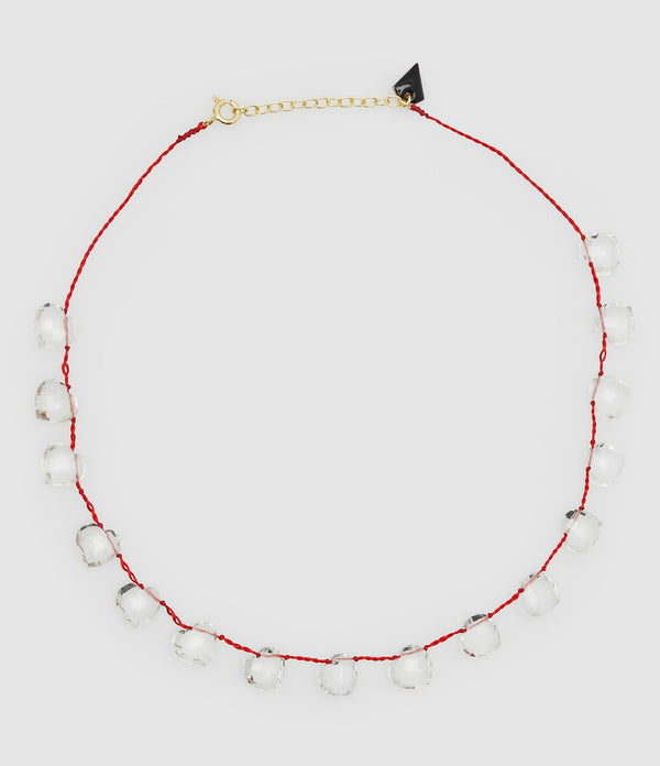 Mon Precieux Gem - Collier Cœur Facettes Améthyste Verte - Femme