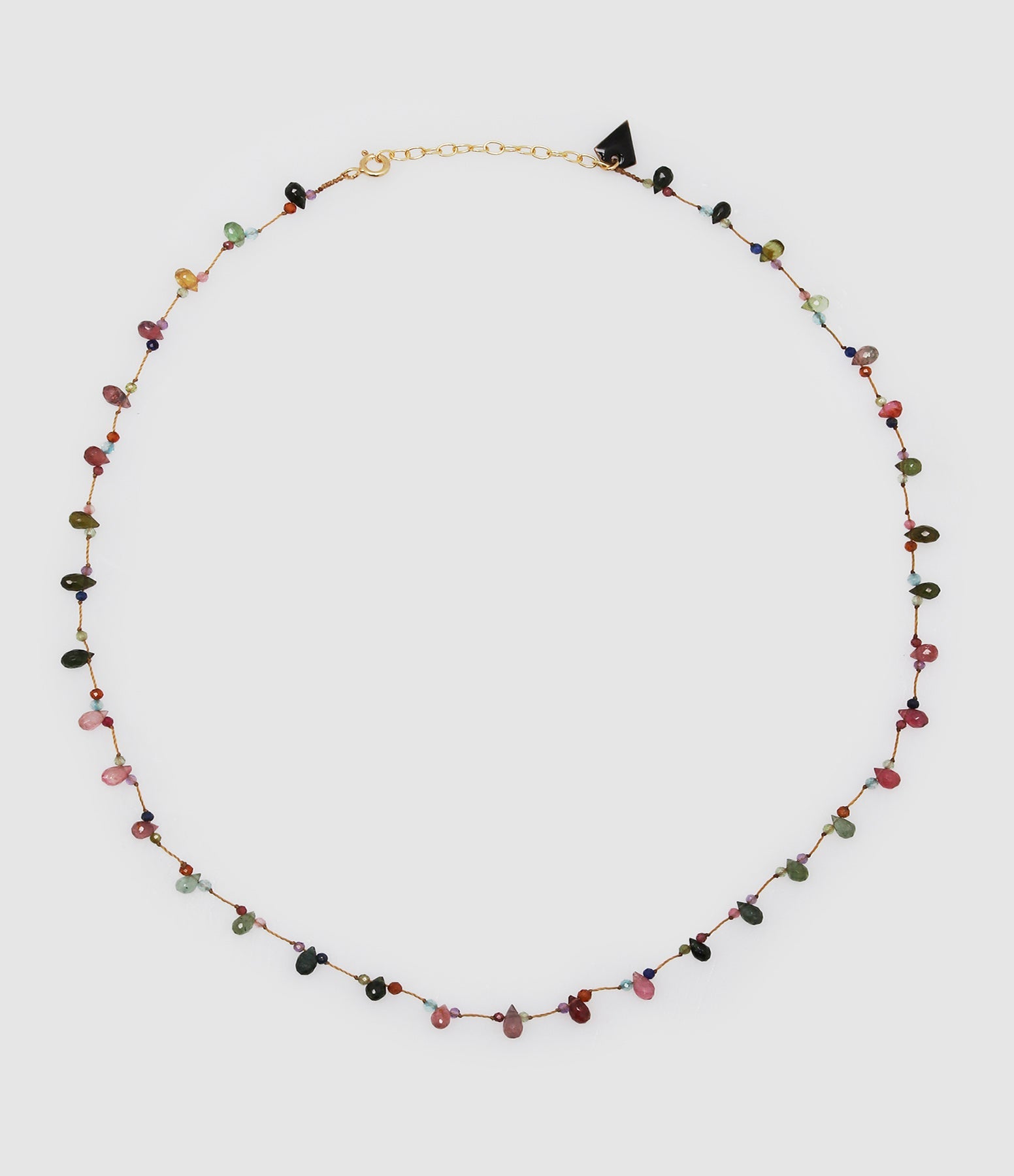 Mon Precieux Gem - Collier Goutte Tourmaline Multicolore - Femme