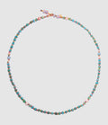 Mon Precieux Gem - Collier Perles Africaines Turquoise Chrysoprase Opale Rose - Femme