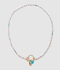 Mon Precieux Gem - Collier Candies Loquet Perles D'Eau Douce Turquoise - Femme