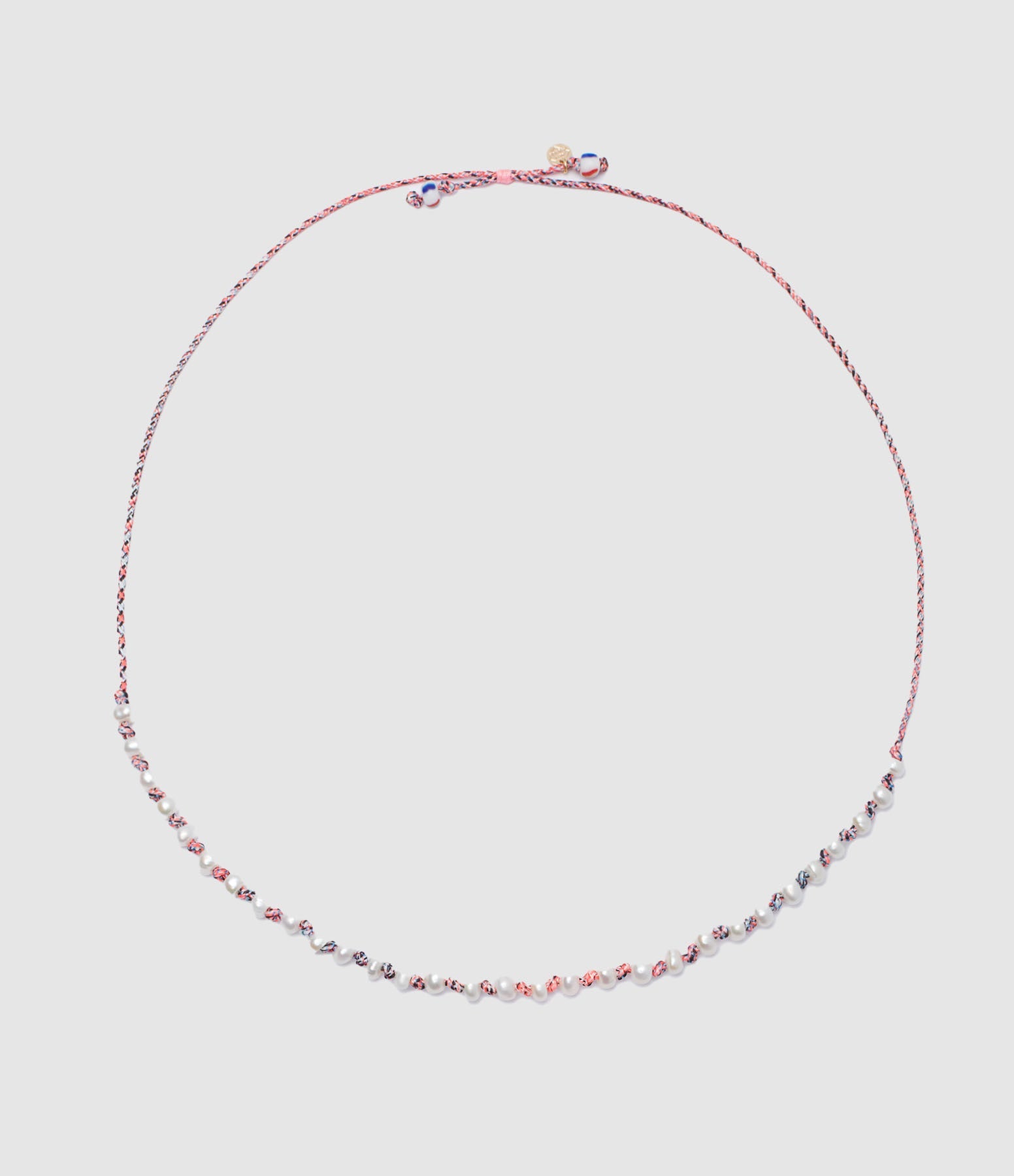 Mon Precieux Gem - Collier Candies Cordon Rose Perles D'Eau Douce - Femme
