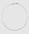 Mon Precieux Gem - Collier Candies Cordon Rouge Perles D'Eau Douce - Femme