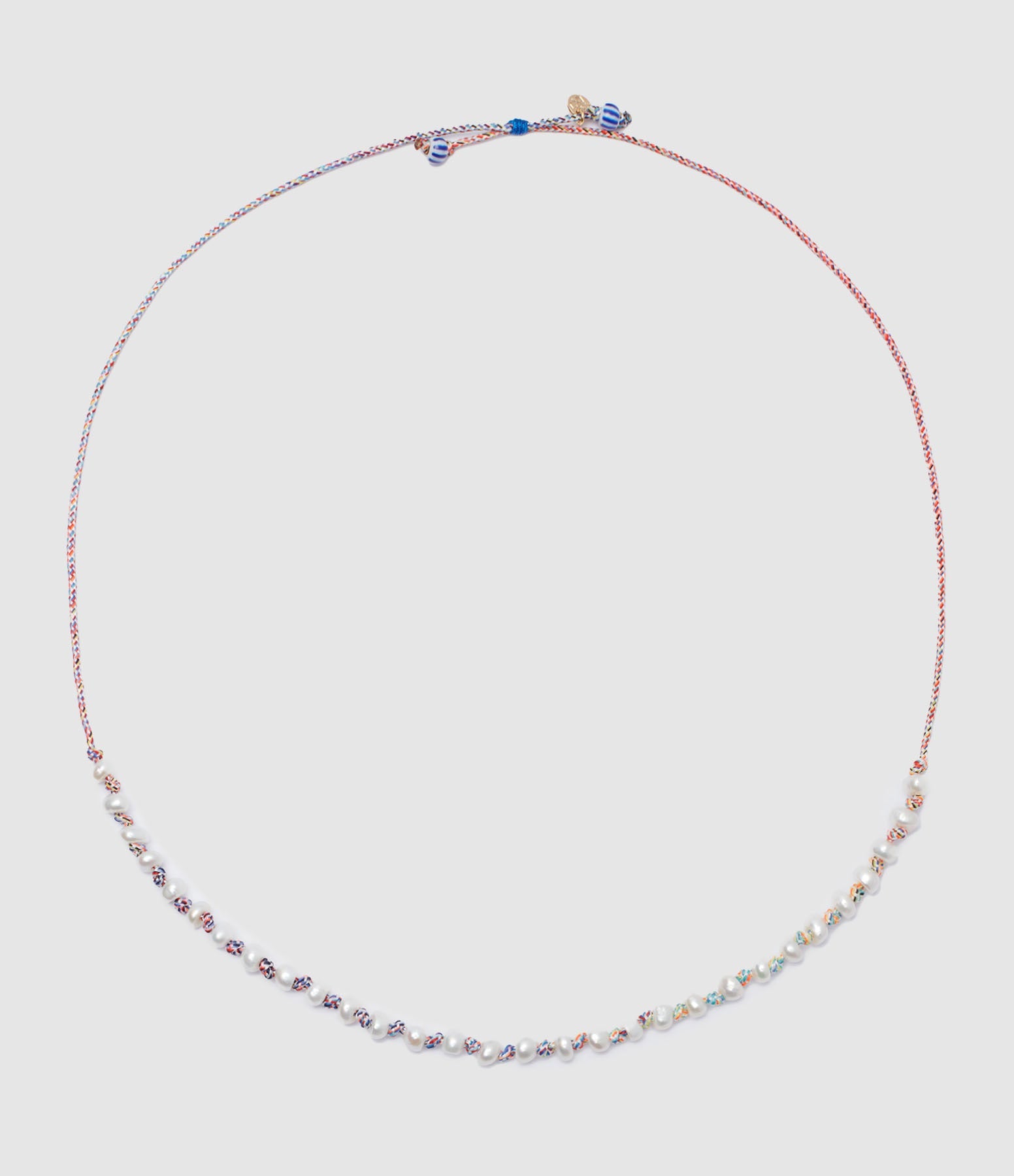 Mon Precieux Gem - Collier Candies Cordon Rouge Perles D'Eau Douce - Femme