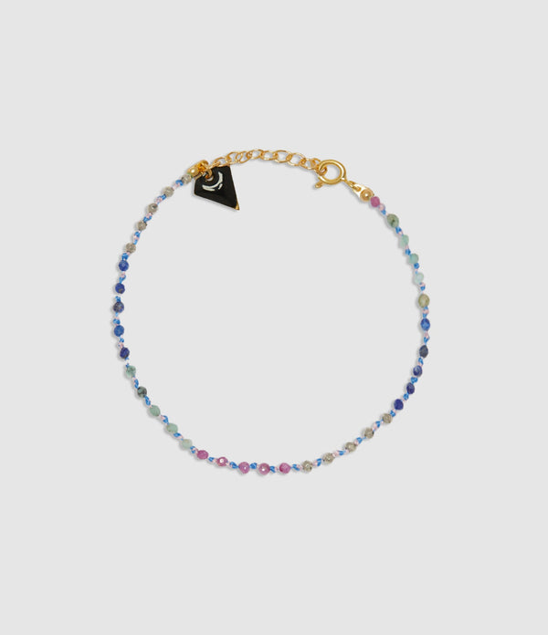 Mon Precieux Gem - Bracelet Candies Facettes Pyrite Multicolore - Femme