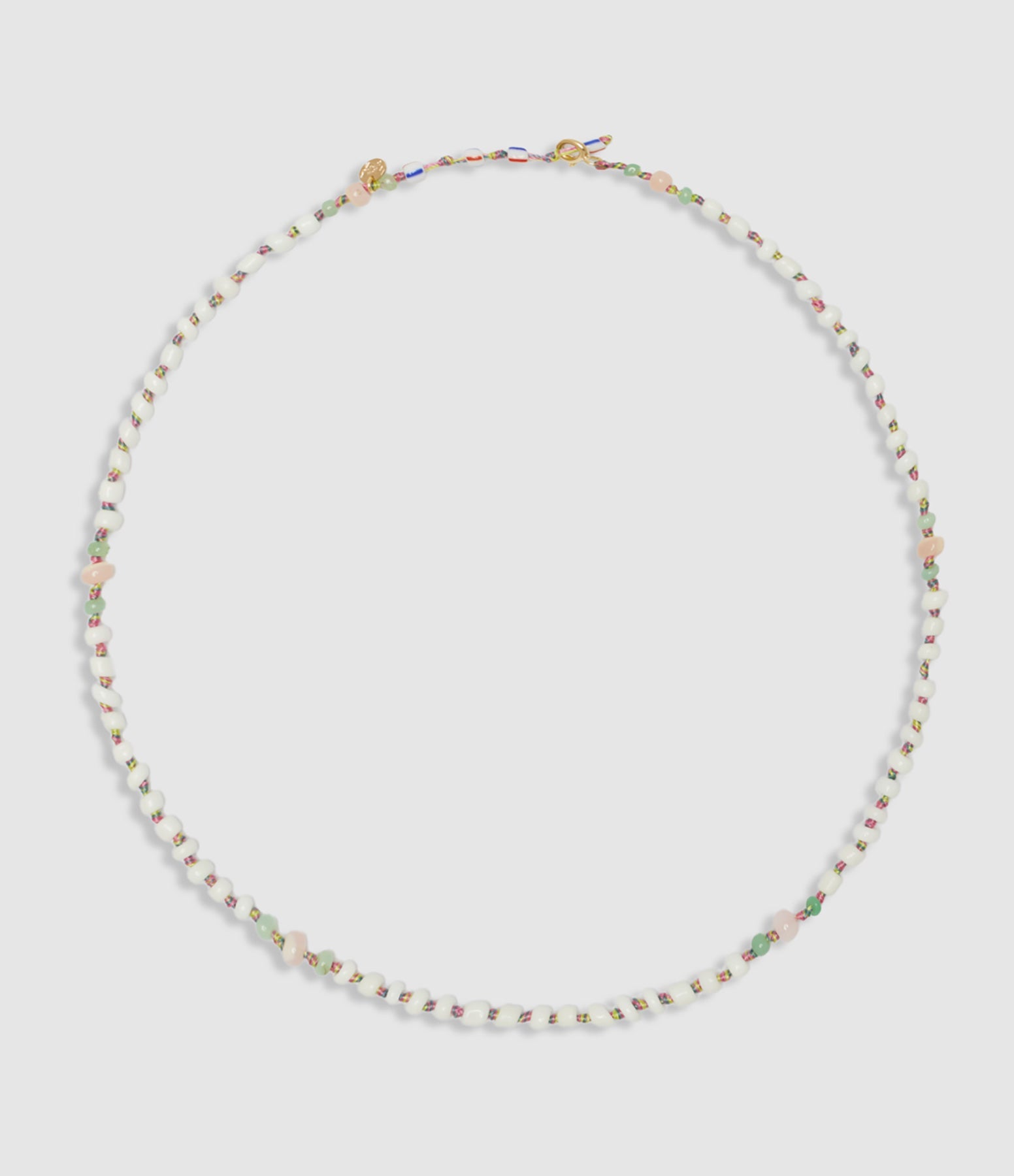 Mon Precieux Gem - Collier Perles Africaines Blanc - Femme