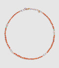 Mon Precieux Gem - Collier Perles Africaines Orange - Femme
