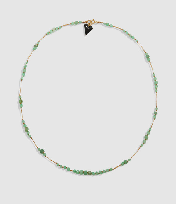 Mon Precieux Gem - Collier Sections Chrysoprase - Femme