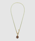Mon Precieux Gem - Collier Cordon Turquoise Poisson Quartz Fumé - Femme