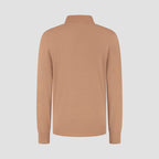 Zip Up 100% Merino  - Tuscan Camel (TEST DATA)