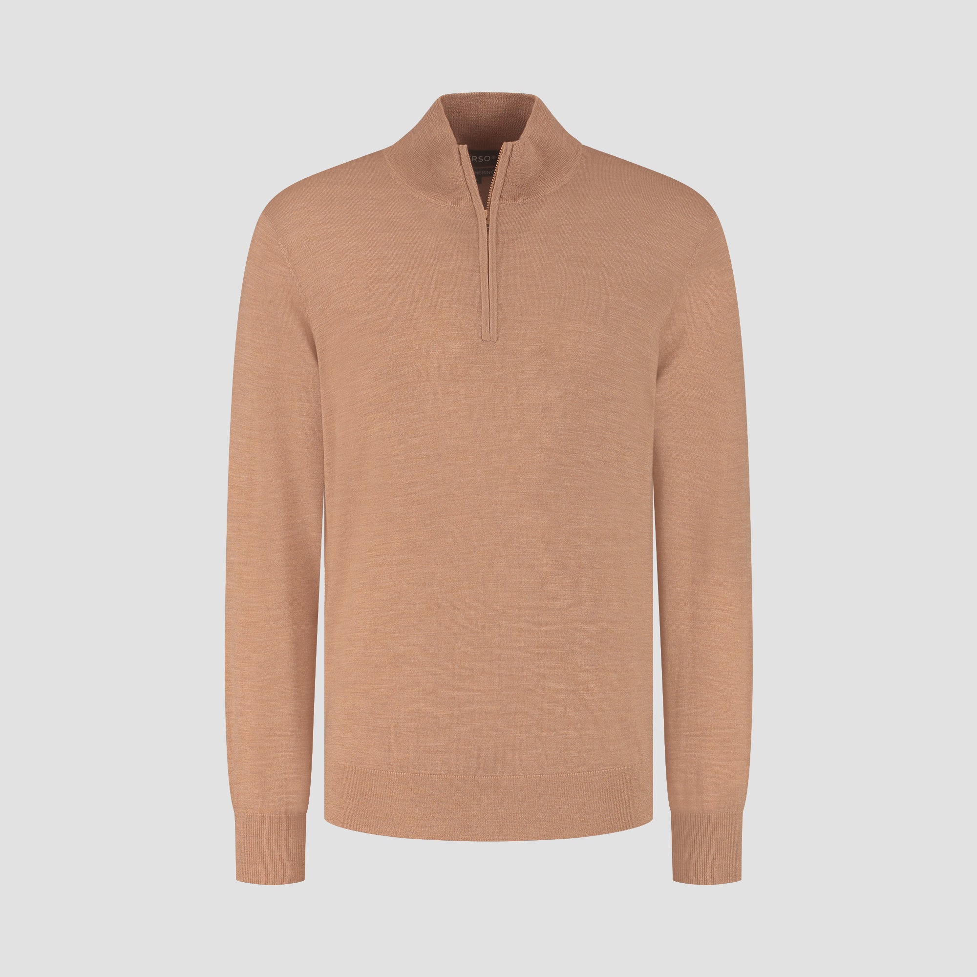 Zip Up 100% Merino  - Tuscan Camel (TEST DATA)