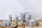 Mug Pattern 30Cl - 6 Pièces - Dark Blue Les Mugs / Tasses Et Sous-Verres Björn