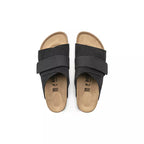 Mules Kyoto Suede Étroite - Noir Beige