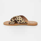 White Sun - Mules Lanruen - Leopard Pony Leather - Leopard