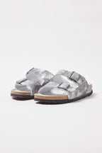 Mules En Nubuck Arizona - Argenté Métallisé - Femme - Birkenstock1 - The Bradery