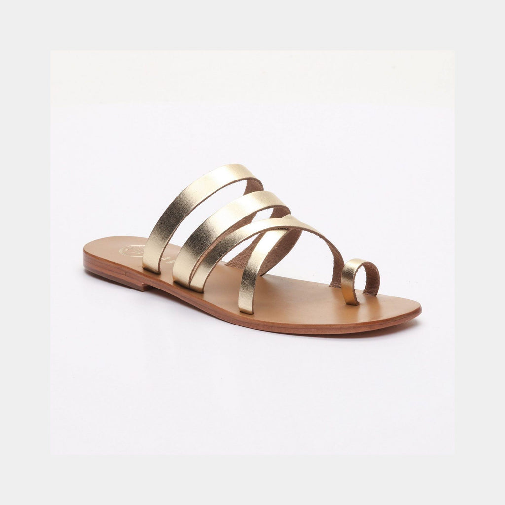 White Sun - Mules Entre-Doigts Nita - Or Foncé - Femme
