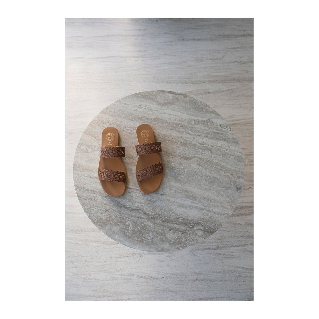 White Sun - Mules Essentielles Behnaz - Camel - Femme