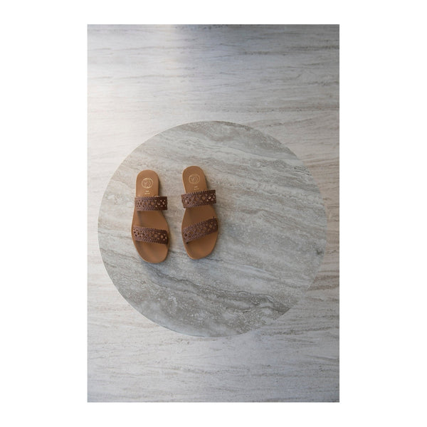 White Sun - Mules Essentielles Behnaz - Camel - Femme