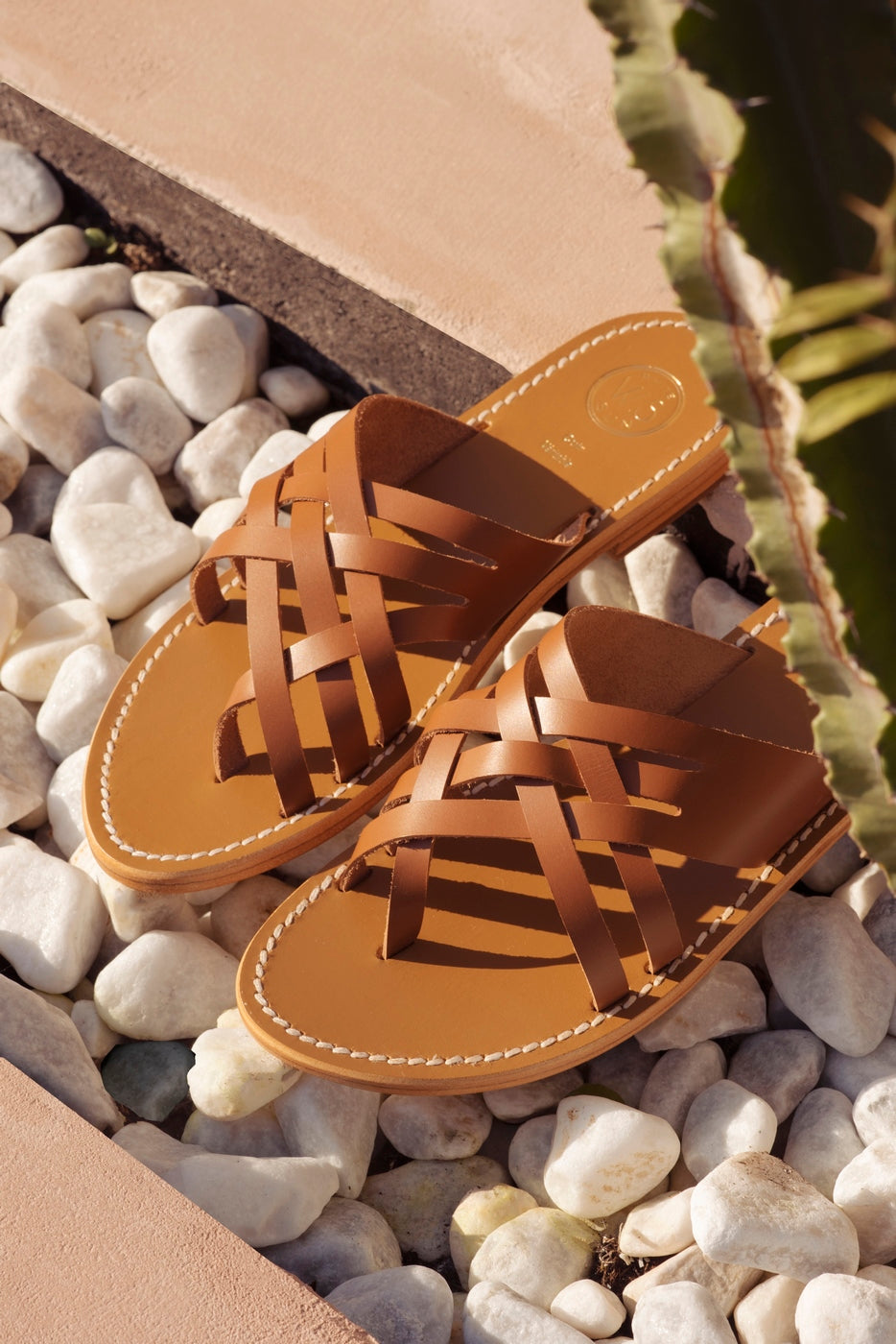 White Sun - Mules Essentielles Taraji - Camel - Femme