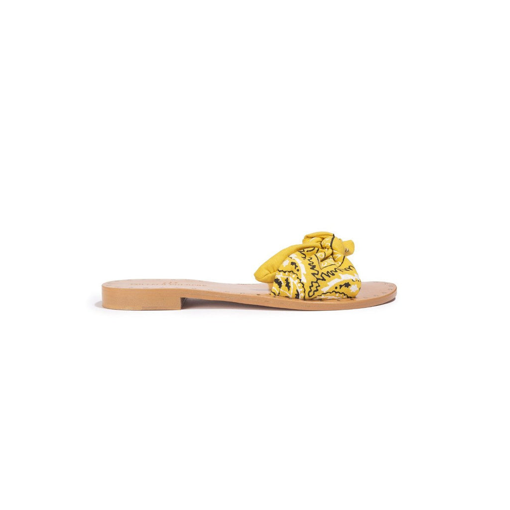 Mules Indore Jaune - Couleur Pourpre - Couleur Pourpre* - The Bradery