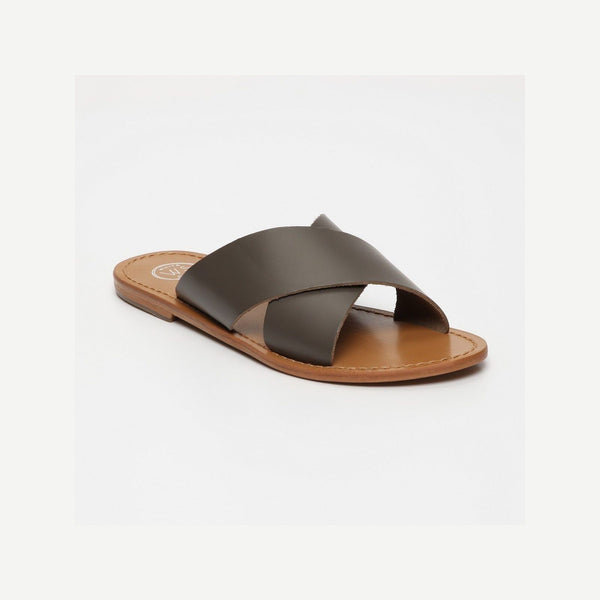 White Sun - Mules Lanruen - Gris - Femme
