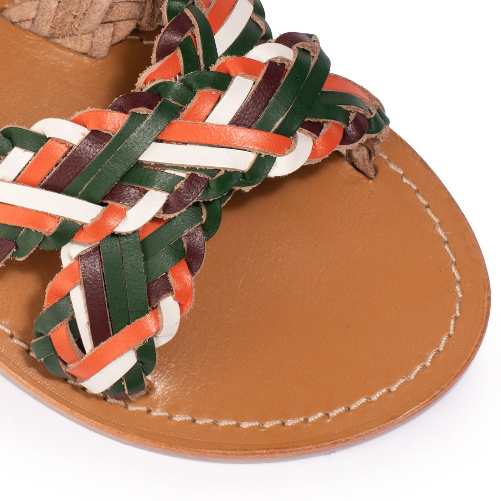 Mules Manipur Multico - Couleur Pourpre - Couleur Pourpre* - The Bradery