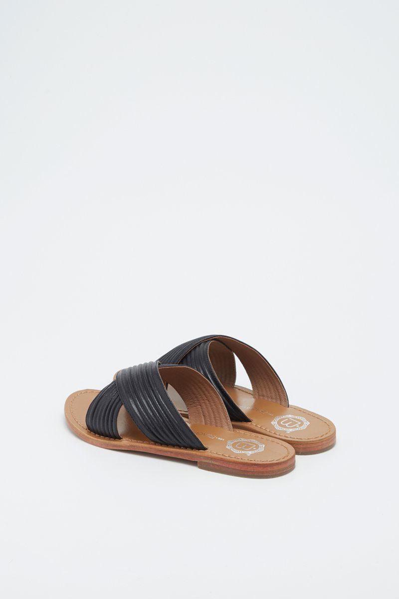 Mules Nassau - Black Mules Les Bagatelles
