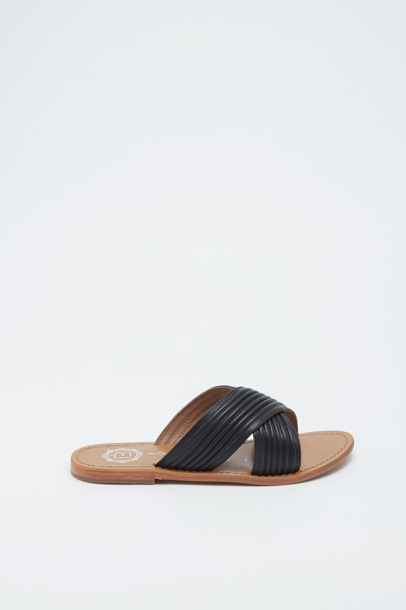 Mules Nassau - Black Mules Les Bagatelles
