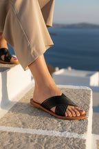 Mules Nassau - Black Mules Les Bagatelles