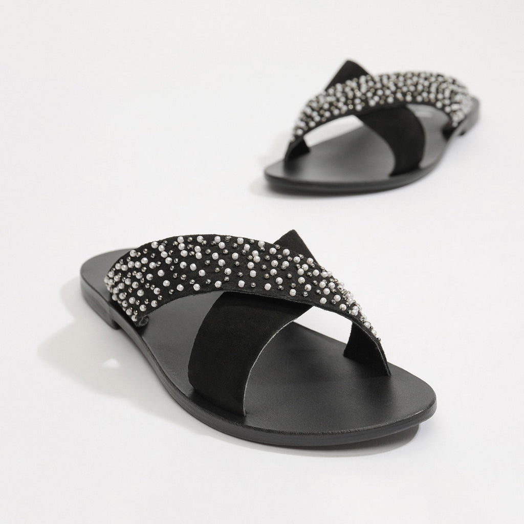 White Sun - Mules Papiro - Noir - Femme