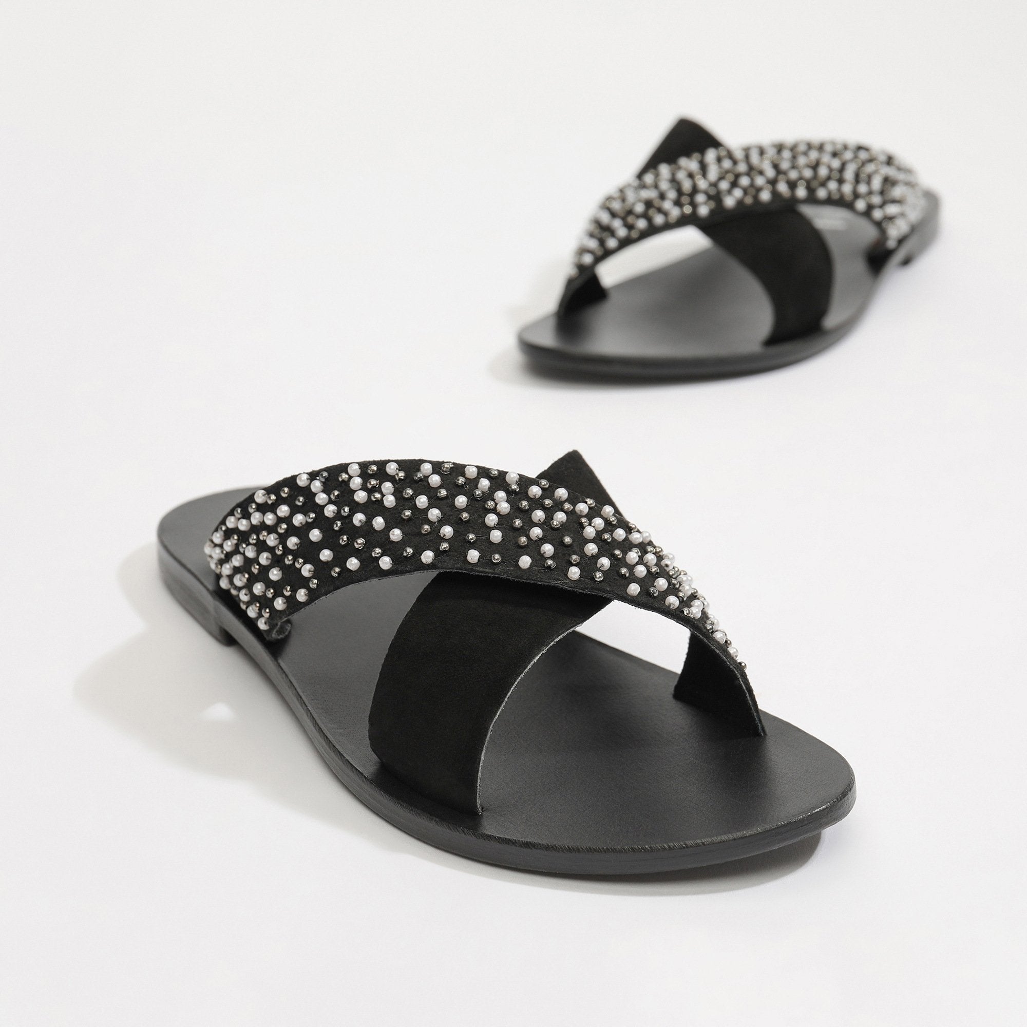 White Sun - Mules Papiro - Noir - Femme