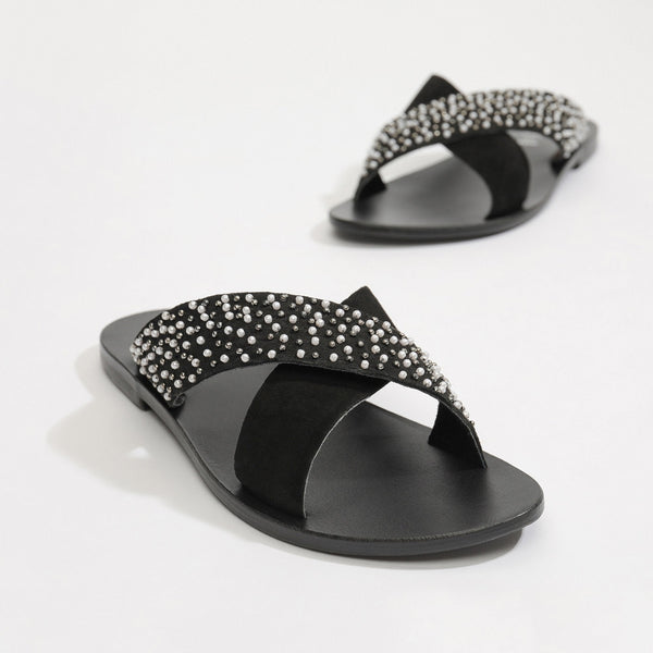 White Sun - Mules Papiro - Noir - Femme